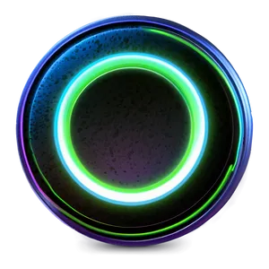 Neon Glowing Disc Png Xdj34 PNG Image