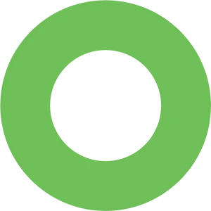 Neon Green Circle Graphic PNG Image