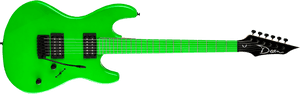 Electric Guitar Png Image - Dean Custom Zone Pink, Transparent Png PNG with transparent background