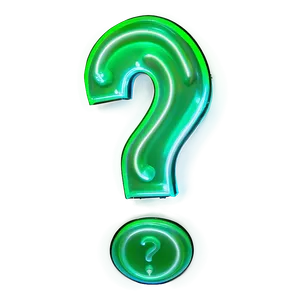 Neon Green Riddler Question Mark Png 36 PNG Image