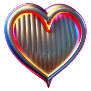 Neon Heart Clipart Png Suw PNG Image