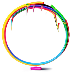 Neon Hoops Png Lud37 PNG Image