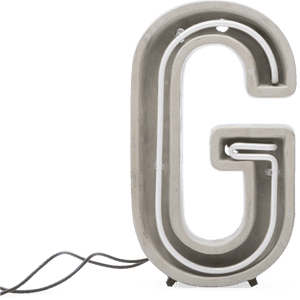 Alphacrete, Concrete Neon Light G-0 - Alphacrete G, HD Png Download PNG image with transparent background
