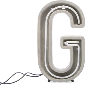 Neon_ Letter_ G_ Sign PNG Image