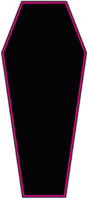 Clipart Coffin Vector Rectangle PNG image with transparent background