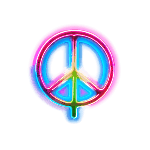 Neon Peace Sign PNG 34 PNG