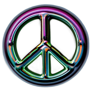 Neon Peace Sign PNG 66 PNG