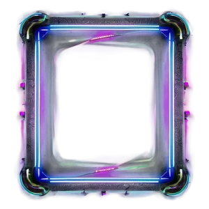 Neon Rectangle Art Png Fom50 PNG Image