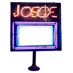 Neon Sign Text PNG nfr PNG with transparent background