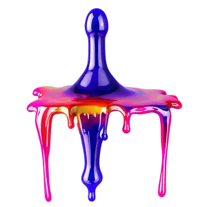 Neon Spray Paint Drip Png 65 PNG Image