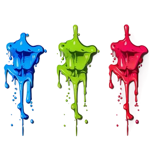 Neon Spray Paint Drip Png Frd39 PNG Image