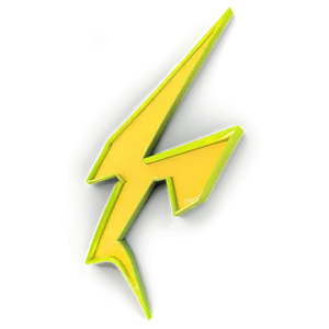 Neon Yellow Lightning Png Iou PNG Image