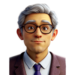 Nerd Emoji PNG sif PNG image with transparent background