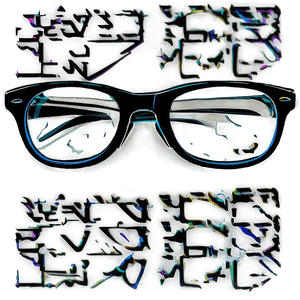 Nerd Glasses PNG 05232024 PNG image with transparent background