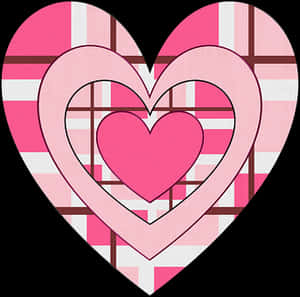 Nested Hearts Valentine Pattern PNG image with transparent background
