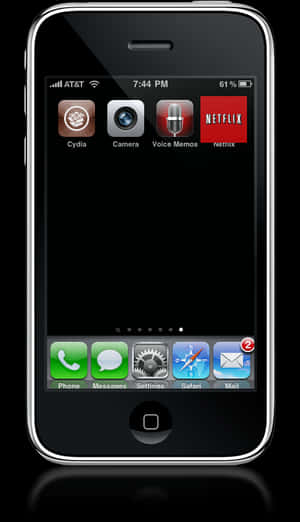 Netflix Apponi Phone Classic PNG image with transparent background