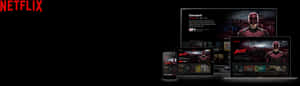 Netflix Daredevil Multi Device Display PNG image with transparent background
