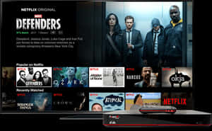Netflix Interface Marvel Defenders PNG with transparent background