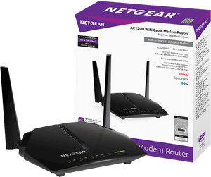 Netgear Ac1200 Wifi Modem Router, HD Png Download PNG with transparent background