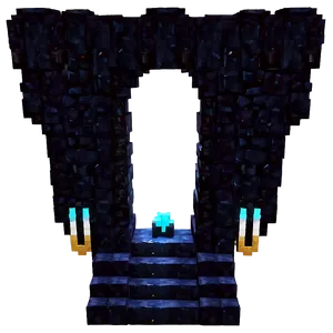 Nether Portal In A Cave Png Yfr PNG Image