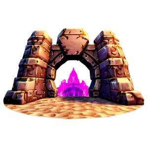 Nether Portal In The Desert Png Ugt60 PNG Image