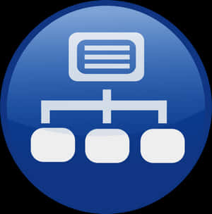Network Diagram Icon PNG image with transparent background