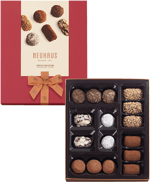 Neuhaus Belgian Truffles Collection PNG image with transparent background