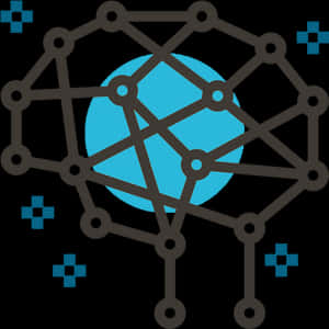 Neural Network Concept Graphic PNG
