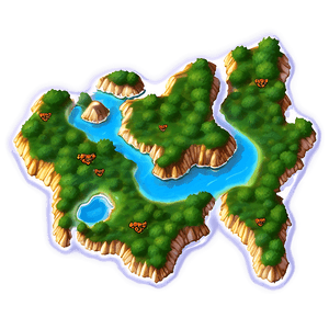 Neverland Map PNG 06112024 PNG image with transparent background