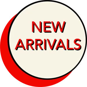 New Arrivals Sign Graphic PNG Image