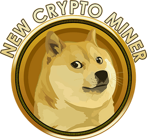 New Crypto Miner Dogecoin Inspired Graphic PNG image with transparent background