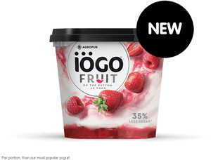 Iogo Yogurt Fruit On The Bottom, HD Png Download PNG