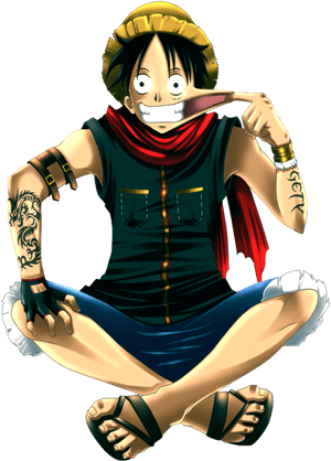New Monkey D - Monkey D Luffy's Tattoo PNG image with transparent background