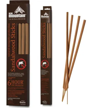 New Mountain Sandalwood Mosquito Sticks Packaging PNG Image