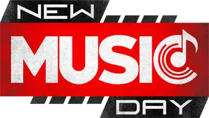 New Music Day Banner PNG Image