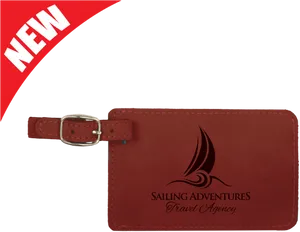 New Travel Agency Luggage Tag PNG Image