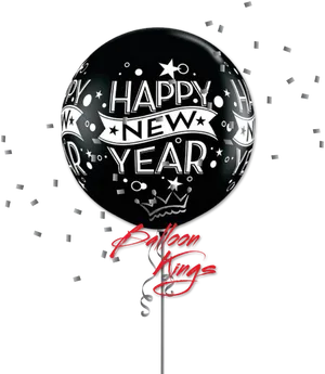 New Year Celebration Balloon PNG Image