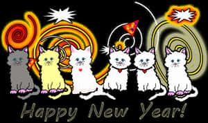 Happy New Year - Kucing Happy New Year 2020, HD Png Download PNG image with transparent background