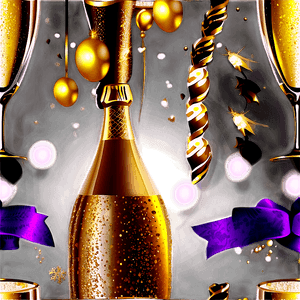 New Year Champagne Toast PNG   jbo PNG image with transparent background