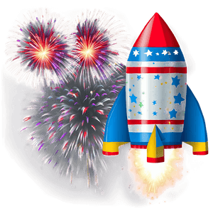 New Year Firework Rocket PNG sbb PNG