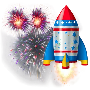 New Year Firework Rocket Png Sbb PNG Image