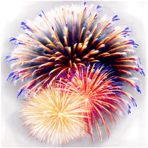 New Year Fireworks PNG ehc63 PNG image with transparent background