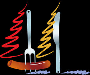 New Year Party Utensils PNG image with transparent background