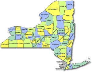 New York County Map - New York County, HD Png Download PNG image with transparent background
