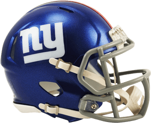 New York Giants Speed Mini Helmet - Giants Vs Bills 2019, HD Png Download PNG image with transparent background