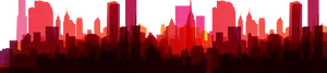 New_ York_ Skyline_ Silhouette_at_ Dusk.png PNG Image