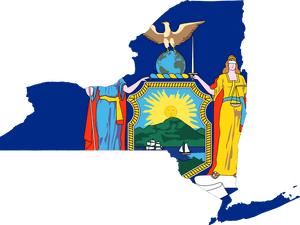 New York Flag Big - New York State, HD Png Download PNG image with transparent background