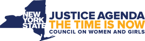 New York State Justice Agenda Councilon Womenand Girls Logo PNG image with transparent background