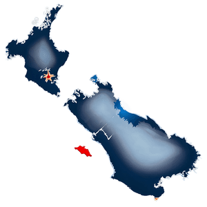 New Zealand Map Outline PNG 44 PNG