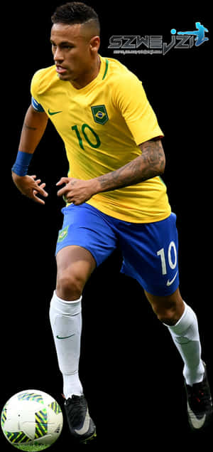 Neymar 10 Png Brazil Clipart Image, Transparent Png PNG image with transparent background